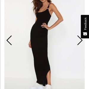 NASTYGAL Oh Well O-Ring Maxi Dress